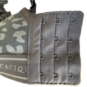 Cacique Teal Leapord Print Bra